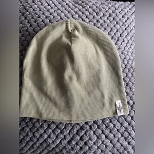 H&M Baby Originals Ribbed Jersey Beanie – Light Khaki Green